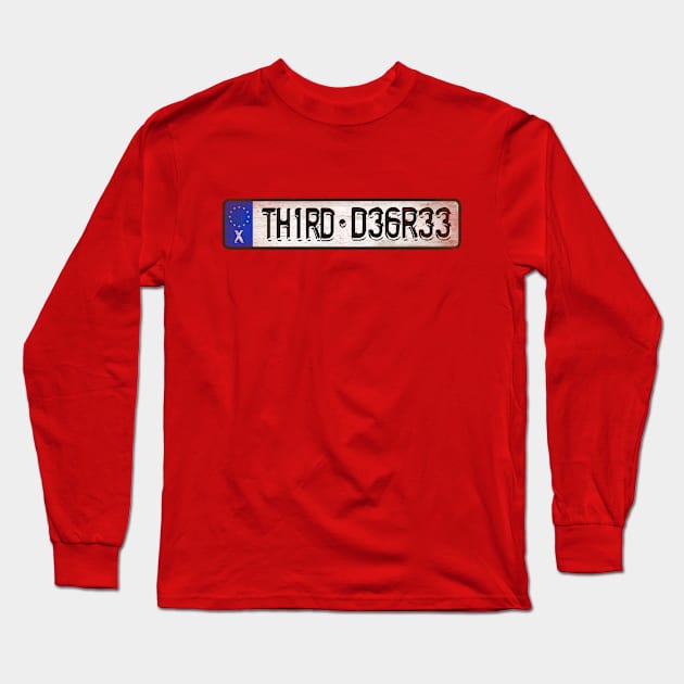 Third Degree Long Sleeve T-Shirt by Girladies Artshop